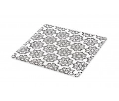 Dotwork Floral Motif Cutting Board