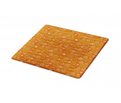 Dotted Waves Art Motifs Cutting Board