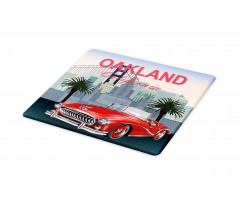 Car with a City on the Back Cutting Board