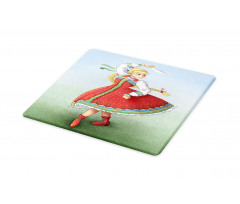 Slavic Girl Dancing Drawing Cutting Board