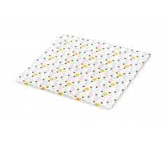 Pastel Sky Cartoon Cutting Board