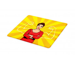 Strong Woman and Arms Cutting Board