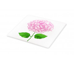 Hand Drawn Pink Petals Cutting Board