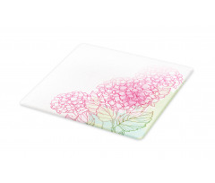 Grunge Paint Art Flowers Cutting Board