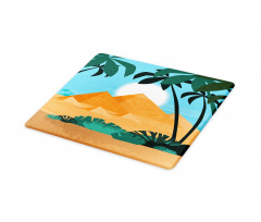 Desert and Pyramids Cutting Board