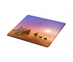 Caravan Camels Desert Scene Cutting Board