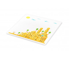 Mud Houses Hot Weather Cutting Board