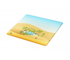 Sand Dunes Lake and Trees Cutting Board