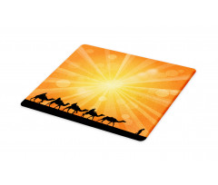 Sunburst Effect and Camels Cutting Board