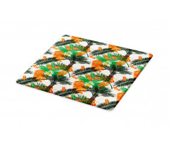 Date Palm Tree with Leaves Cutting Board