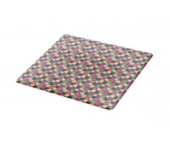 Pastel Abstract Leaves Cutting Board