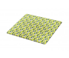 Vivid Tropical Leaves Cutting Board