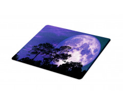 Trees on a Field at Night Cutting Board