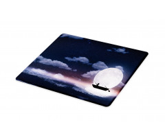 Fisherman in Boat Night Cutting Board