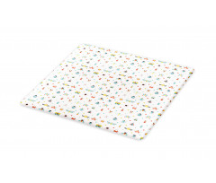 Colorful Various Bugs Stars Cutting Board