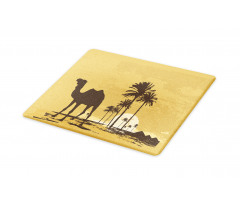 Camel and Palm Trees Sunset Cutting Board