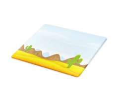 Cactus Plants Mountains Desert Cutting Board