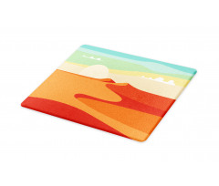 Abstract Desert and Sky Art Cutting Board