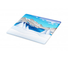 Mountainous Scenery Cutting Board