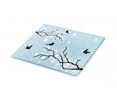 Birds Snowflakes Cutting Board