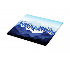 Hills Covered in Snow Cutting Board