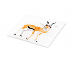 Thomson's Gazelle Cartoon Cutting Board