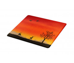 Tree and Animals Landscape Cutting Board