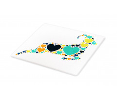 Animal Heart Silhouette Cutting Board