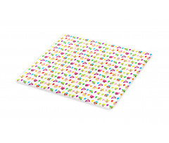 Colorful Balloons Funny Scene Cutting Board