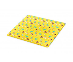 Birthday Party Circus Animals Cutting Board