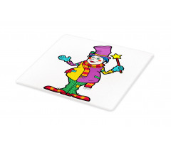 Whimsical Man with Magic Wand Cutting Board