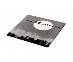 Moon Night at City Cutting Board