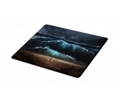 Gothic Wave Alone Woman Cutting Board