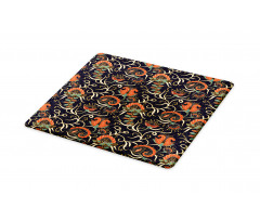 Grunge Flora Curl Cutting Board