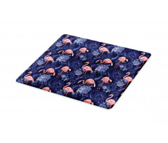 Exotic Floral Flamingos Cutting Board