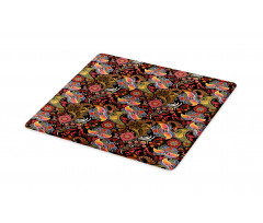 Jumble Warm Tone Floral Cutting Board