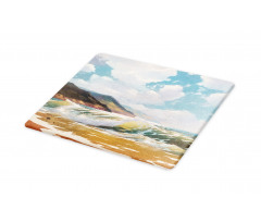 Sea Waves Coastline Cutting Board