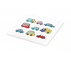 Cartoon Cars Cutting Board