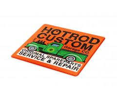 Garage Retro Vehicle Cutting Board