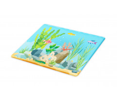 Exotic Fish and Seaweed Cutting Board