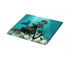 Ocean Mythical Pirate Cutting Board