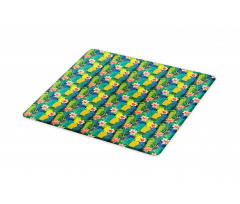 Flourishing Summer Flowers Cutting Board