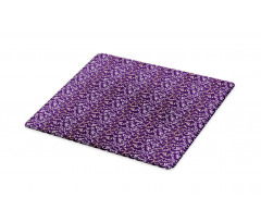 Lavish Curls on Purple Tone Cutting Board