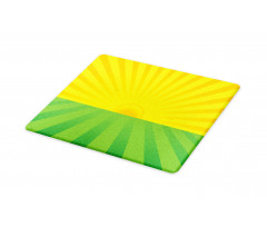 Simplistic Summer Sunrise Cutting Board