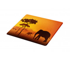 Savanna Mammals Cutting Board