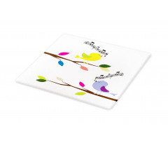 Colorful Mascots Singing Cutting Board