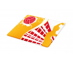 Summer Tones Lady Player Cutting Board