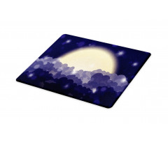 Cloudy Sky View at Night Cutting Board