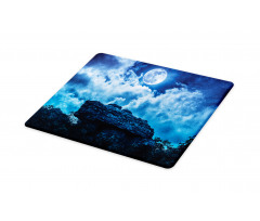 Cliff Under Cloudy Night Cutting Board