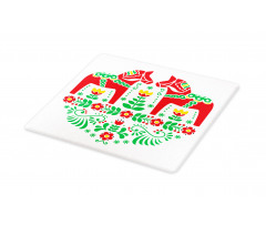 Flora Dala Horse Cutting Board